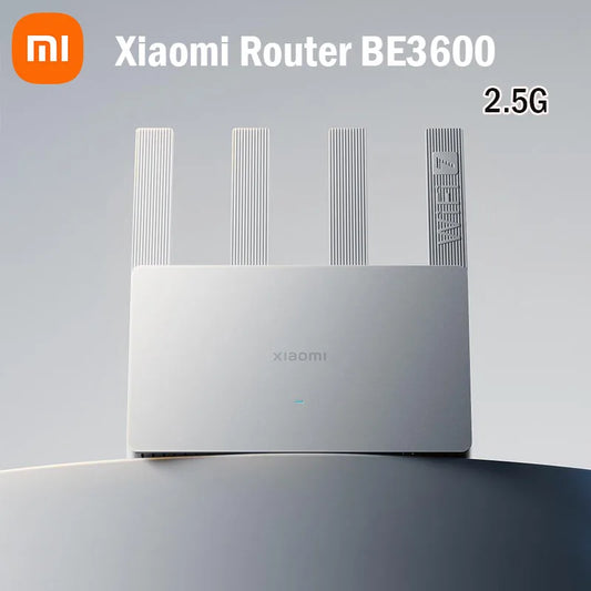 NEW Xiaomi BE3600 Router MLO Dual-Band WiFi 7 IPTV 2.5G High-End Ethernet Port Repeater VPN Mesh Networking Gaming Acceleration