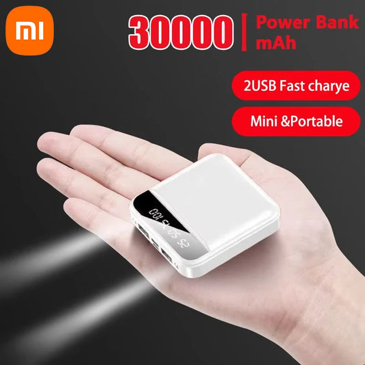 Xiaomi 30000mAh MINI Power Bank Super Fast Charging Portable External Battery Two-way Mini Powerbank For Iphone Samsung Huawei