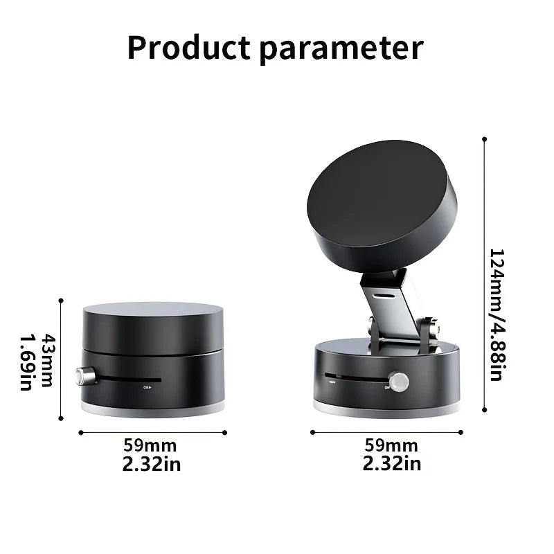 Magnetic Phone Holder Lazy Multi-funct Foldable Storage Holder Double Sided Suction Cup Vacuum Suction Phone Holder Dropshipping